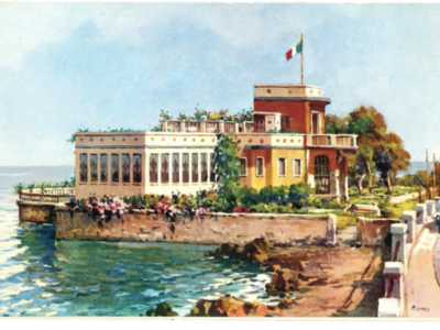 Fu proprio su questo tratto di litorale che fino agli anni 80 del secolo scorso sorgeva �Il Transatlantico�: un ristorante che per la sua forma dava ai clienti la sensazione di trovarsi su una nave